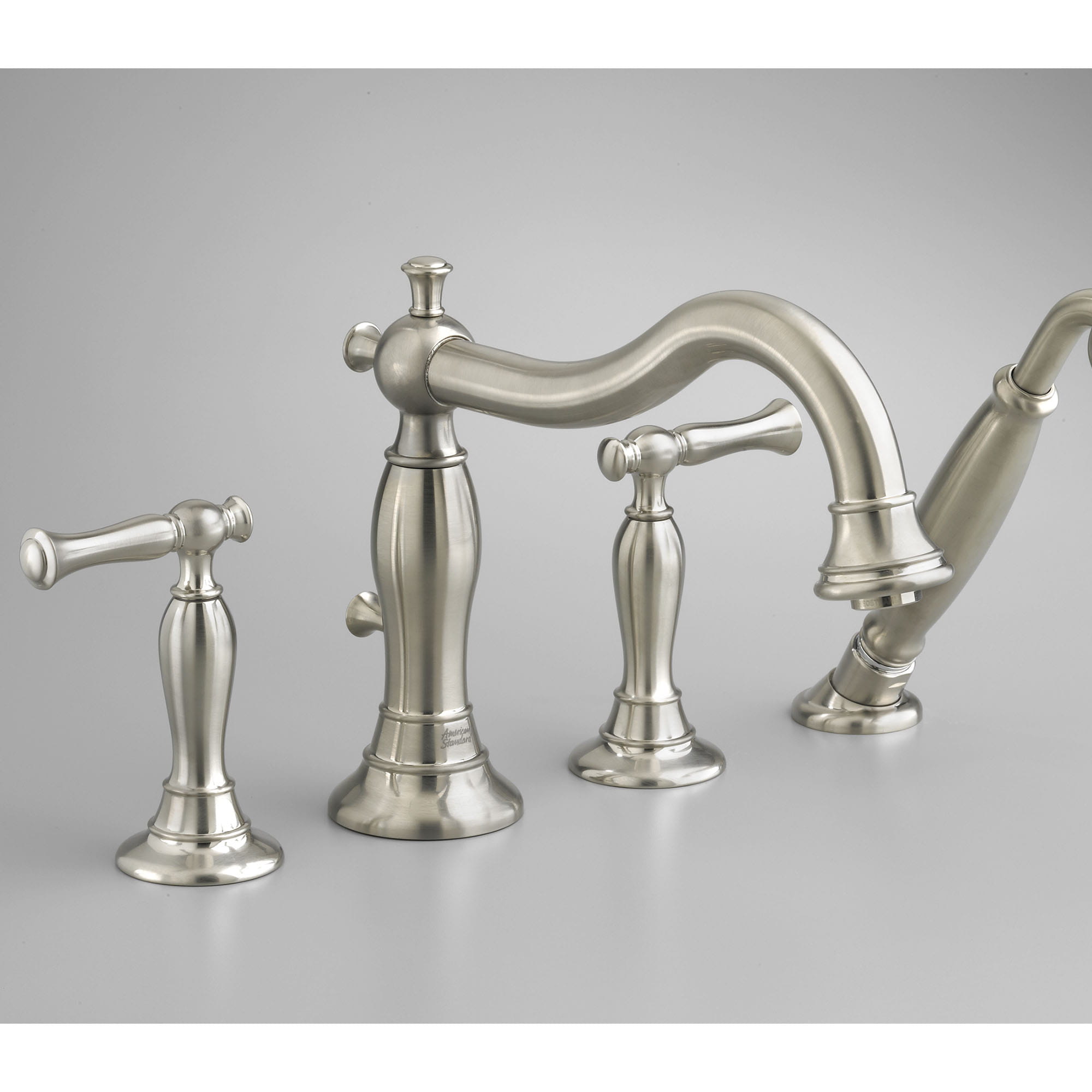 Quentin Bathtub Faucet for Flash Rough-in Valve with Lever Handles
